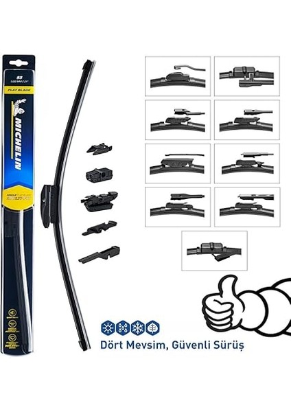 Multıfıt™ MC33931 53CM 1 Adet Universal Muz Tipi Silecek fırsatları