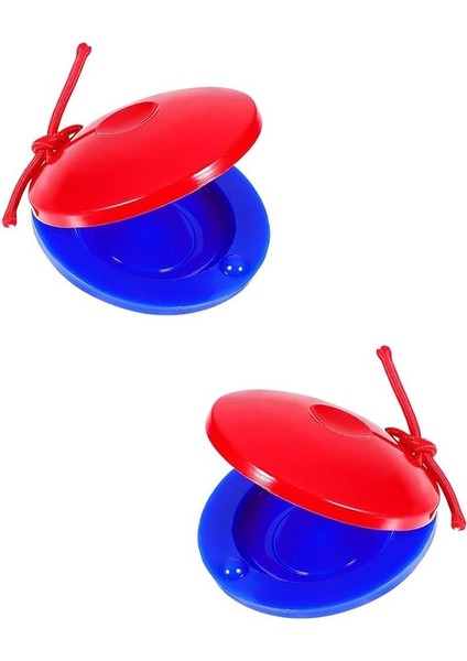 Orf-Sp-11 Örf Aletleri Avuç Içi Kastanyet Seti Parmak Zili (1 Set)