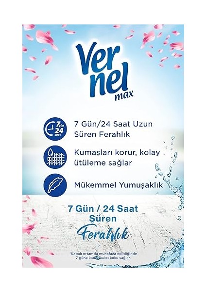 Max Taze Gül Kokulu Konsantre Çamaşır Yumuşatıcısı (1 x 1440 Ml) fiyatları