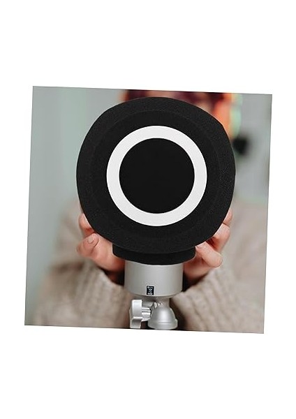 Mikrofon Için Pop Filtresi Taşınabilir Masaüstü Geçirmez Kapak Mikrofon Kılıf Konferansı Mikrofon Kapağı Mikrofon Aksesuarları Gürültü Azaltma Filtresi indirimleri