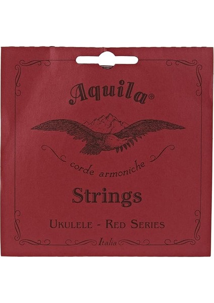 Kırmızı Seri Aq-88 Tenor Ukulele Dizeleri - Düşük G - 1 Set 4
