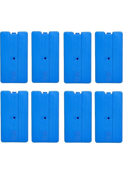 Buz Aküsü Buz Kasedi Ice Box 8nanli Set 370 ml x 8, Ankanorm, Mavi