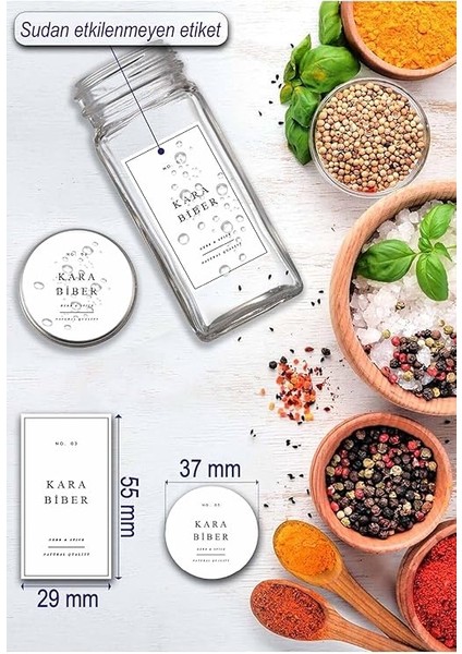 Home 12'li Baharatlık Seti, 120 Ml, Gümüş Kapaklı,beyaz Etiketli Standsız Takım fırsatları