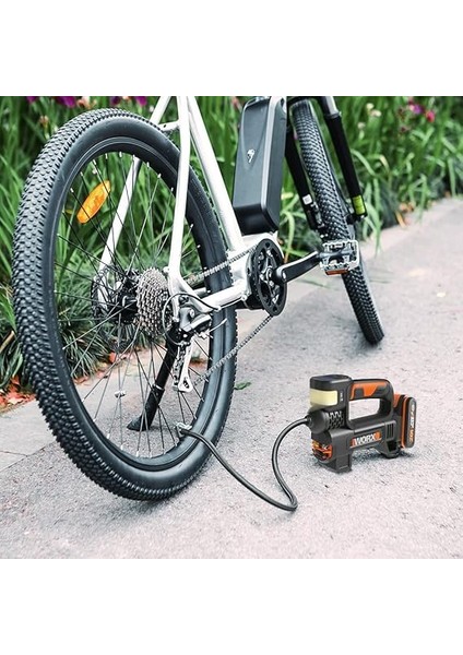 20V Akku-Multifunktions-Luftpumpe WX092.9 Ohne Akku Und Ladegerät, Schwarz modelleri