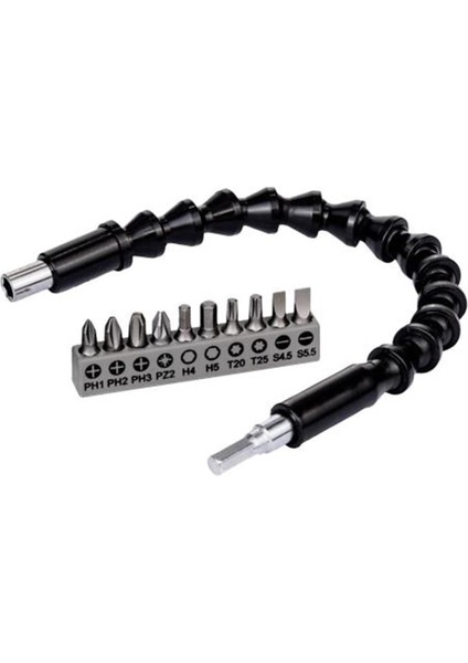 Professional Accessories Vidalama Ucu, Gri, 11 Adet