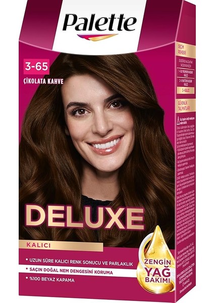 Deluxe 3-65 Çikolata Kahve Saç Boyası