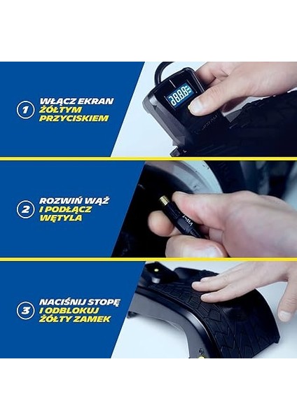 MC12209 Dijital Basınç Göstergeli Çift Pistonlu Ayak Pompası indirimleri