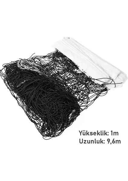 Filesi 9.6 Metre Profesyonel Çantalı Taşınabilir Pratik Çelik Gergili Voleybol Ağı fırsatları
