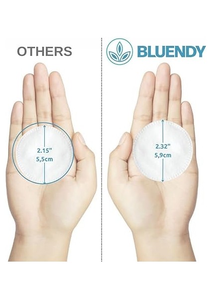 300 Adet Yuvarlak Makyaj Temizleme Pamuğu -%100 Saf Premium Kalite Disk Pamuk, Fondöten ve Makyaj Çıkarma Pedi, Tüy Bırakmaz, Yumuşak ve Taşınabilir (M, Adet, 300) fiyatları