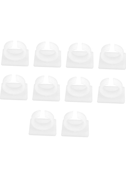 10ADET Mikrofon Klipsi Duvar ve Masa Içi Mikrofon Tutucu Karaoke ve Ev Ofisi Için Uygun