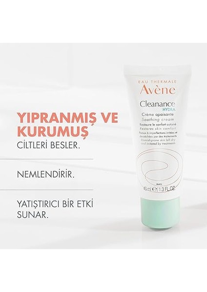 Cleanance Hydra Creme Apaisante 40 ml Kuru Ciltler Bakım Kremi modelleri