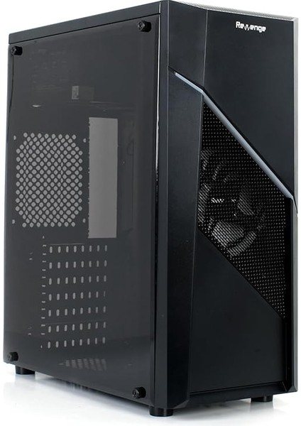 Elegance Deluxe 1 Fanlı Şeffaf Temperli Cam Panel Atx Bilgisayar Gaming Oyuncu Kasası (0, Watt) fiyatları