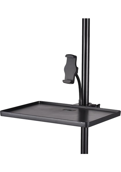 270 * 205MM Evrensel Mikrofon Standı Kelepçeli Tepsi Ses Kartı Tepsisi Mikrofon Stand Tepsisi Ses Kartı Telefon Tutacağı Çok Yönlü Tepsi Cep Telefonlu Ses Kartını Yerleştirmek Için Depolama