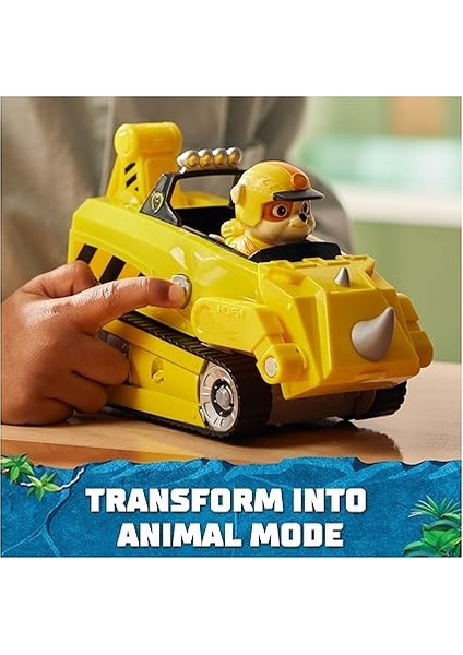 Patrol Jungle Pups Rubble Figürlü Gergedan Aracı (Temel Araç), 3 Yaşından Büyük Çocuklar Için Oyuncak fırsatları