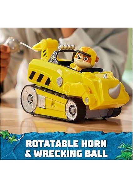 Patrol Jungle Pups Rubble Figürlü Gergedan Aracı (Temel Araç), 3 Yaşından Büyük Çocuklar Için Oyuncak indirimleri