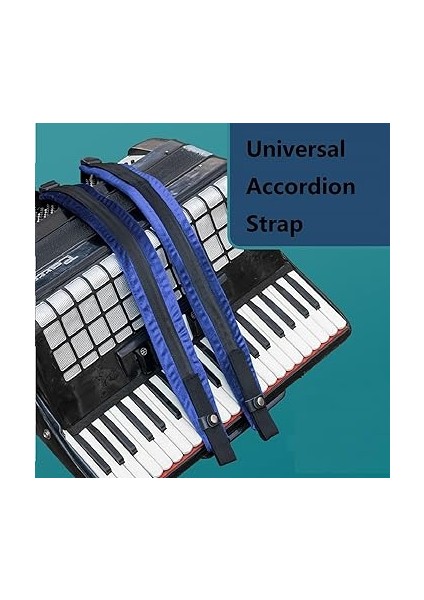 Akordeon Omuz Askısı, 16-120 Bas Akordeonları Için Ayarlanabilir Kadife ve Naylon Askı Çift Koruma, 70-120CM Uzunluk, 5,5cm Genişlik, Uygulama, Performans, Kayıt Için modelleri
