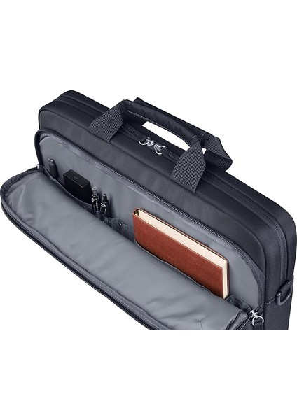 14" Everyday Laptop Çantası, 600D Geri Dönüşümlü Polyester, 9l, Dolgulu Bölme, Su Geçirmez, Çıkarılabilir Omuz Askısı, Gri