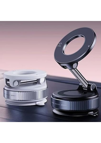 360 Dönebilen Ayarlanabilir Her Yerde Kullanılabilen Vakumlu K007 Magsafe Telefon Tutucu fiyatları