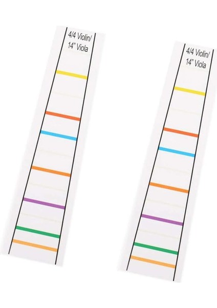 4/4 Keman Klavye Sticker Klavye Keman Not Grafik Bant Öğrenmek 2 Adet