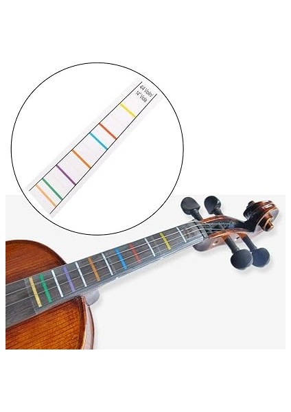 4/4 Keman Klavye Sticker Klavye Keman Not Grafik Bant Öğrenmek 2 Adet fiyatları