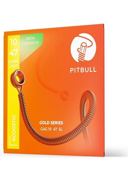 Gold Akustik Gitar Teli Gag Sl 10-47 Super Light