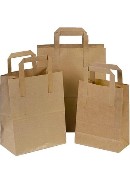 Kraft Kağıt Çanta Karton Hediyelik Poşet Torba - 25X28 Cm. - 10 Adetlik 1 Paket modelleri