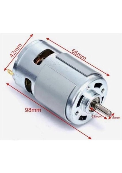775 Dc Motor Rulmanlı 12-36 Volt 12000 Rpm Şarjlı Matkap - Cnc fiyatları