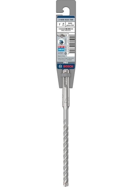 Professional Accessories Matkap ve Kırıcı Delici Uçları, Sds-Plus, Gri, 0,7X10X16 Cm, 1 Adet fiyatları