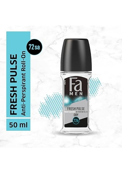 Men Fresh Pulse Terleme Karşıtı Roll-On 50 ml Erkek 1 Adet modelleri