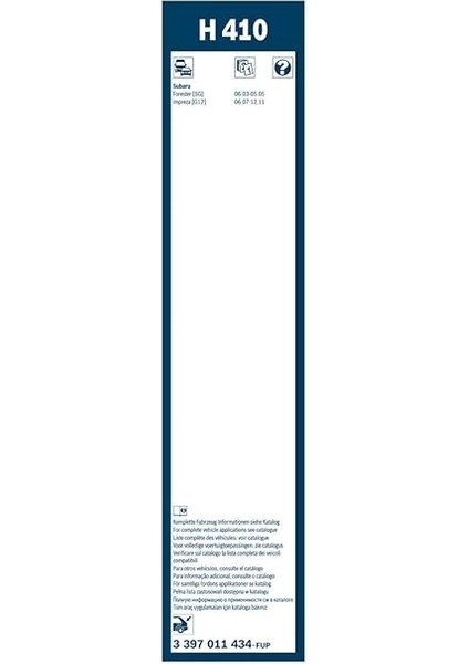 Rear Arka Silecek [400 Mm] H410 3397011434 modelleri