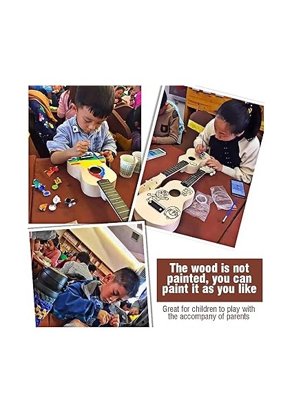 Inç Ihlamur Ağacı 4 Telli Ukulele Kendin Yap Kiti Alet Aksesuarları modelleri