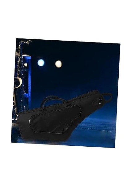 Saksafon Çantası Saksafon Taşıma Çantası Saksafon Klarnet Durumda Trompet Çift Kılıf Soprano Saksafon Klarnet Kutusu Tenor Saksafon Aksesuarları Black Oxford Kumaş indirimleri