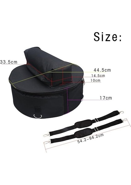 Dayanıklı 14 Inç Trampet Davul Çantası Sırt Çantası Omuz S Dış Cepleri modelleri