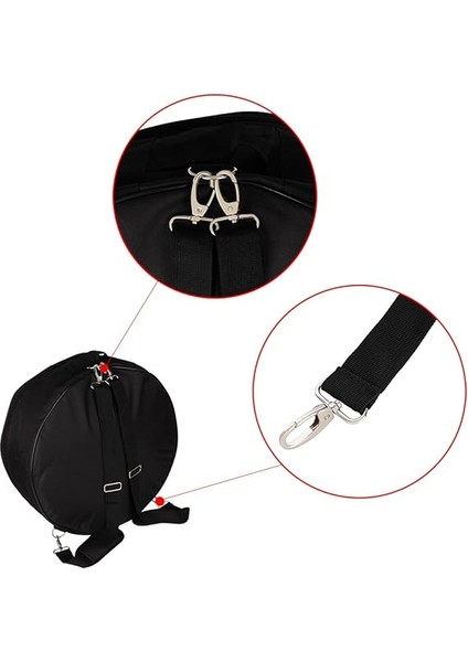 Dayanıklı 14 Inç Trampet Davul Çantası Sırt Çantası Omuz S Dış Cepleri indirimleri