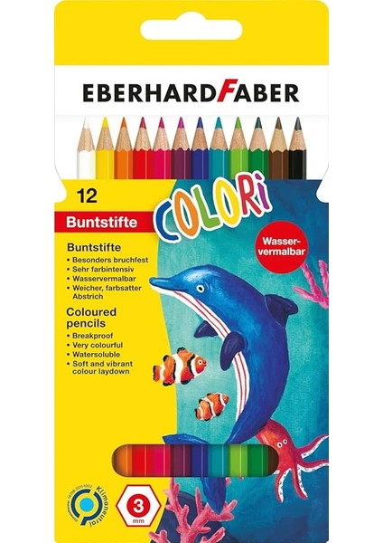 Faber 516012 Eberhard Faber Sulu Boya Kalemi 12'li