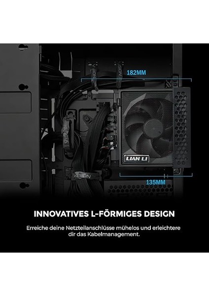 Li Edge Gold 1200 Pc Güç Kaynağı, Siyah, 1200 Watt Atx Güç Kaynağı, Pcıe 5.1, Atx 3.1 Psu | 80 Plus Altın, Modüler, Kollu Kablo Seti, Nvıdıa Rtx Için 12VHPWR, Sessiz Fan, USB Hub ve Fan Hub fiyatları