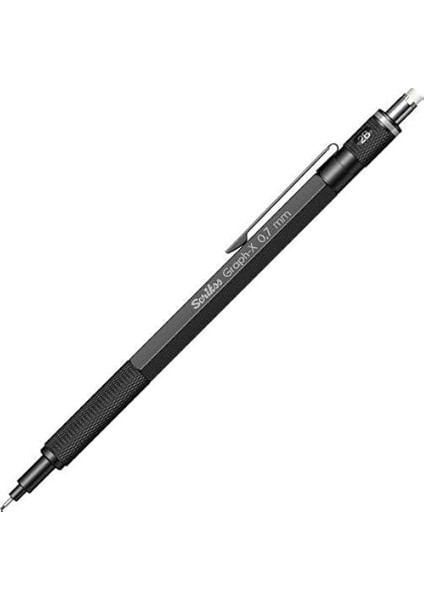 Office Graphx 3'lü Set Mekanik Kurşun Kalem Silgi Min Mat Siyah 0.7 mm fiyatları