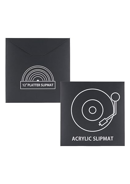 12 Inç Pikap Mat Şeffaf Akrilik Plak Çalar Ped Vinil Plak Çalarlar Için Fonograflar Anti-Statik Gürültüyü Azaltır Amortisör Ped Daha Net Ses Kalitesi fırsatları