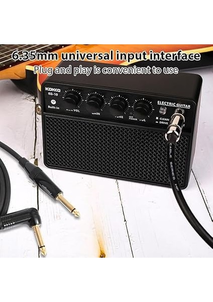 Elektro Gitar Amfi Taşınabilir Hoparlör Bağlantısı 6.35MM Arayüz Temiz Distorsiyon Çift Kanal Usb-C Şarj Uygulama Sokak Gösterileri Küçük Konserler Için fırsatları