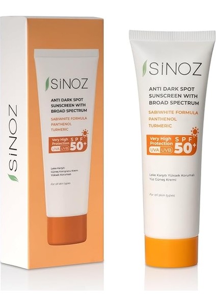 50 Leke Karşıtı Yüksek Koruyucu Yüz Güneş Kremi 50 ml Normal ve Kuru Ciltler Için indirimleri