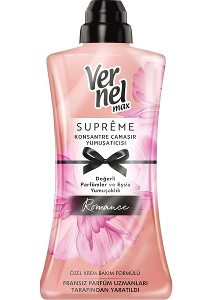 Max Konsantre Çamaşır Yumuşatıcısı 1200 ml 50 Yıkama Supreme Romance