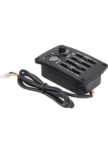 Ekolayzer Pikap Akustik Gitar 4 Band Preamp Müzik Enstrüman Aksesuarları Se-4n