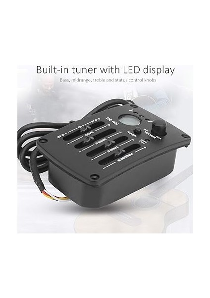 Ekolayzer Pikap Akustik Gitar 4 Band Preamp Müzik Enstrüman Aksesuarları Se-4n indirimleri