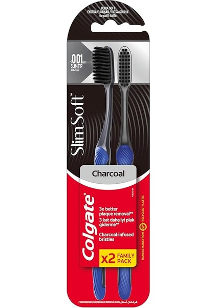 Mikro Ince Siyah 2li Diş Fırçası