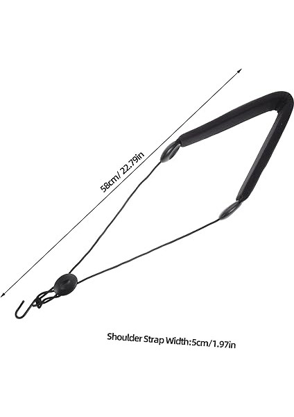 Adjustable Saxophone Neck Strap With Thick Cotton Padding For Alto Tenor Clarinet Comfortable Soft Lanyard For Music Instrument Players fiyatları
