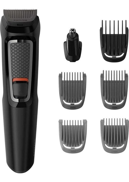 MG3720/15 Erkek Bakım Seti 7'si 1 Arada, Siyah