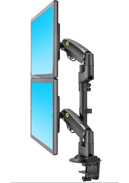 Bayou Nb H180 MNT05 17-27" LCD LED Çift Monitör Tutucu Amortisörlü Monitör Standı modelleri
