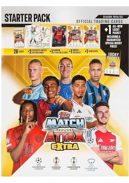 Match Attax Extra 24/25 Extra Special Starter Pack (Album, 29 Cards + 3 Le Kartı Dahil!) indirimleri