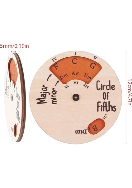 Ahşap Beşli Çemberi Tekerlek Melodi Aracı Akor Tekerleği Müzik Teorisi Öğrenme Aracı Beşinci Derece Çemberi Yeni Başlayanlar Için Müzik Aksesuarları Müzisyenler Melodi Aracı modelleri