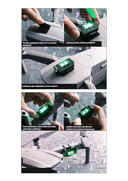 LED Anti Çarpışma Uyarı Işığı 7 Renk/drone/araba/motor/bisiklet/kamp modelleri
